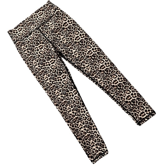 Zyia Leopard Brilliant Tights Leggings 7/8 Size 4 Women’s High Waisted - Picture 3 of 8